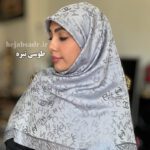 روسری مجلسی ابریشم ژاکارد شانل - Image 3