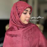 روسری مجلسی ابریشم لمه شاین کريستيان دیور - Image 2