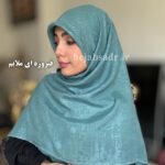 روسری نخی وال اسلپ دو سمت نگین - Image 10