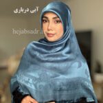 روسری ابریشم ژاکارد اعلاء ملکه - Image 24