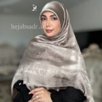 روسری ابریشم ژاکارد اعلاء ملکه - Image 11