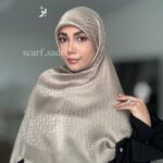 روسری ابریشم ژاکارد دیور - Image 9