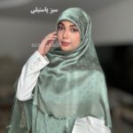 روسری ابریشم ژکارد گِس - Image 7
