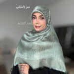 روسری ابریشم ژاکارد دیور - Image 2