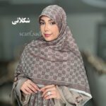 روسری کشمیر پاییزه گوچی - Image 4