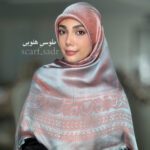 روسری ابریشم ژاکارد شیپور - Image 18