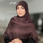 روسری ابریشم ژاکارد دیور - Image 8