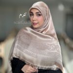 روسری ابریشم ژاکارد شیپور - Image 5
