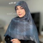 روسری ابریشم ژاکارد دیور