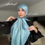 روسری ابریشم ژاکارد سلین - Image 4