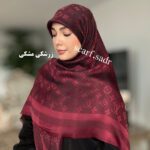 روسری ابریشم ژاکارد لویی ویتون