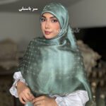 روسری ابریشم ژاکارد ترمه