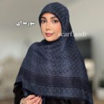 روسری نخی چهارخونه - Image 2