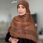 روسری نخی چهارخونه - Image 3