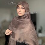 روسری ژاکارد گل رز - Image 7