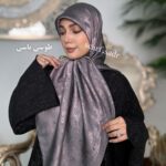 روسری ابریشم ژاکارد پتینه لبنانی - Image 7