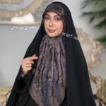 روسری ابریشم ژاکارد پتینه لبنانی