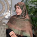 روسری ابریشم ژاکارد لوئِوه - Image 21
