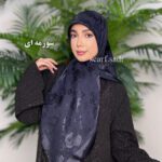 روسری مجلسی رز ترک - Image 6