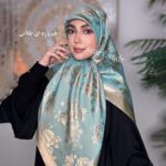 روسری مجلسی گل رز - Image 2
