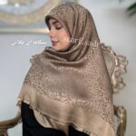 روسری ابریشم ژاکارد پلنگی - Image 18