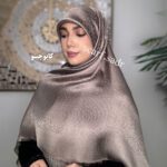 روسری ابریشم ژاکارد لوئِوه - Image 13