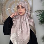 روسری مجلسی گل رز - Image 6