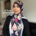 روسری نخ اسپان طرح گل - Image 4