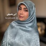 روسری ژاکارد ابریشم لمه دار - Image 3