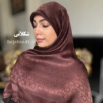 روسری ژاکارد ابریشم لمه دار - Image 2