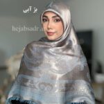 روسری ابریشم ژاکارد اعلاء ملکه - Image 12