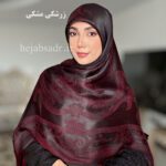 روسری ابریشم ژاکارد اعلاء ملکه - Image 13
