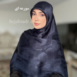 روسری ابریشم ژاکارد اعلاء ملکه - Image 5