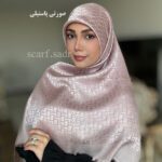 روسری ابریشم ژاکارد دیور - Image 3