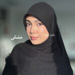 روسری نخی پلیسه اکلیلی - Image 2