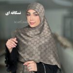 روسری کشمیر پاییزه گوچی - Image 4