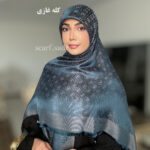روسری ابریشم ژکارد گِس - Image 4