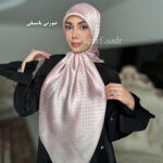 روسری ابریشم ژاکارد سلین - Image 5