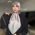 روسری ابریشم ژاکارد LV 90 - Image 2