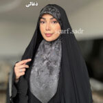 روسری ابریشم ژاکارد ترمه پتینه - Image 10