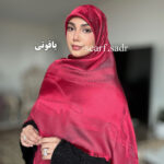 روسری ابریشم ژاکارد اعلاء زنجیر - Image 2