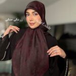 روسری ابریشم ژاکارد پتینه لبنانی - Image 4