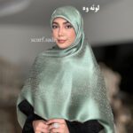 روسری ابریشم ژاکارد لوئِوه - Image 20