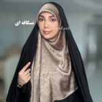 روسری ابریشم ژاکارد پتینه لبنانی - Image 14