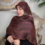 روسری ابریشم ژاکارد لوئِوه - Image 3