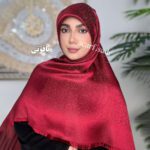 روسری ابریشم ژاکارد لوئِوه - Image 4