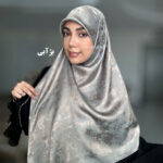 روسری ابریشم ژاکارد پتینه لبنانی - Image 7