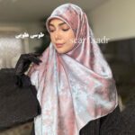 روسری ابریشم ژاکارد پتینه لبنانی - Image 2