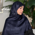 روسری ابریشم ژاکارد پاپیون - Image 6