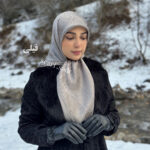 روسری ابریشم ژاکارد لوئوه تُرک - Image 3
